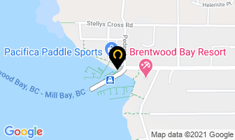Seahorses Cafe in Brentwood Bay map