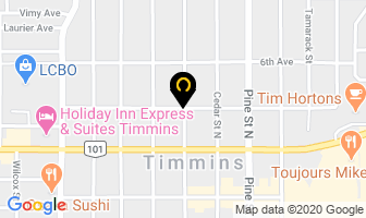Seal X Supply Inc in Timmins map