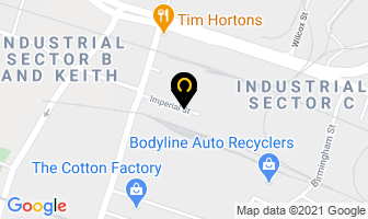 Sealteck Flatroof Inc. in Hamilton map