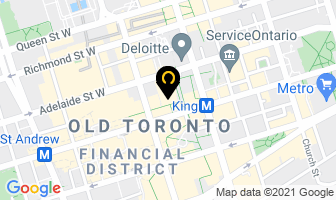 Search Justified Selection in Orillia map