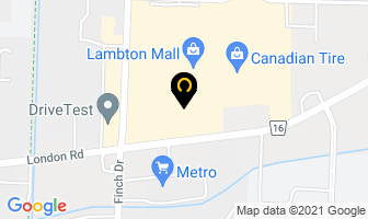 Sears Catalogue Pickup in Sarnia map