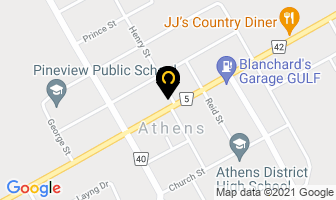 Sears Catalogue Pickup Location in Athens map