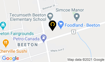 Sears Catalogue Pickup Location in New Tecumseth map