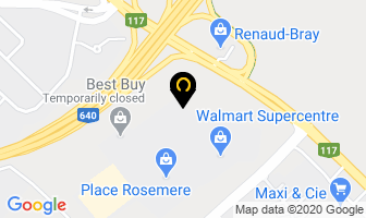 Sears Department Store in Rosemère map