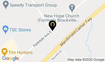 Sears Hair Studio in Brockville map