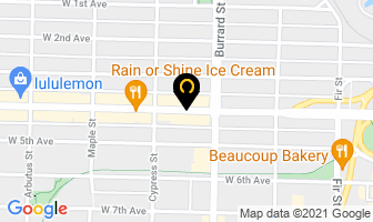 Seaside Dental Clinic in Vancouver map