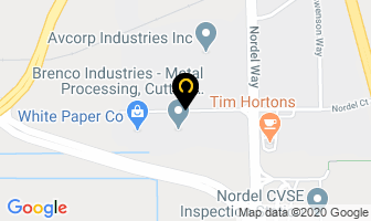 Seaside Paper Products Ltd in Delta map