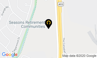 Seasons Retirement Communities in Burlington map