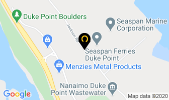Seaspan Ferries Corp Duke Point Barge Terminal in Nanaimo map
