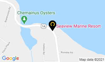 Seaview Marine Resort in Ladysmith map
