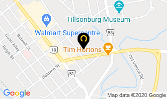 Seaway Centre Sarnia in Tillsonburg map