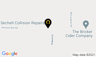 Sechelt Collision Repairs in Dorval map