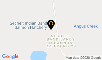 Sechelt Indian Band Salmon Hatchery in Dorval map