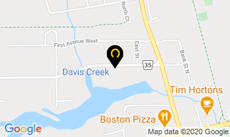 Second Ave Printing Ltd in Simcoe map