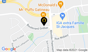 Second Cup in Gatineau map