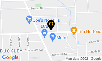 Second Line Beauty Salon in East Angus map