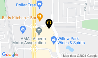 Second To None Meats in Calgary map