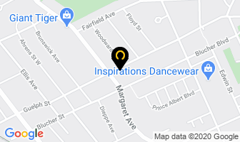 Secret Hair Studio in Kitchener map