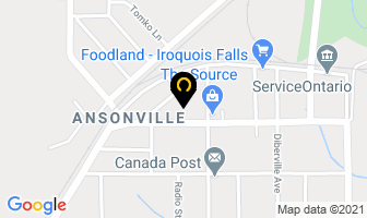 Seguin's Valu-Mart in Iroquois Falls map