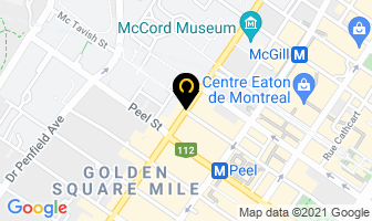 Sei Investments in Montreal map