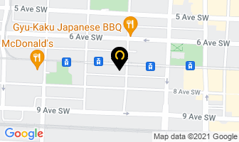 Seismic Data Brokerage in Calgary map