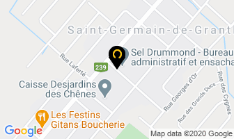 Sel Drummond in Drummondville map