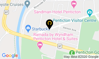 Select Janitorial Services in Penticton map