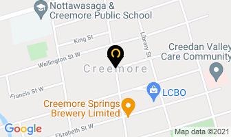 Select Water Shop Inc in Creemore map