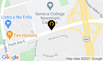 Seneca College in North York map