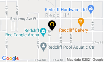 Senior Citizen Centre in Redcliff map