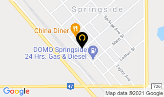Senior Citizens Drop In Centre Inc in Springside map