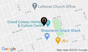 Senior Citizens Hall in Shaunavon map