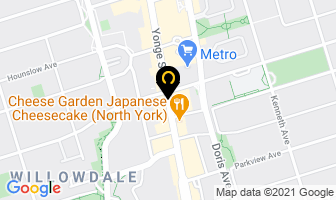 Senior Dating in North York map