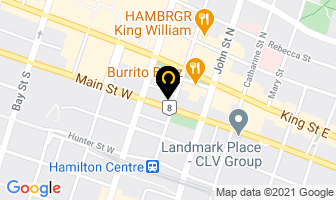 Seniors For Business in Hamilton map
