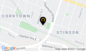 Sentry Aluminum Products in Hamilton map