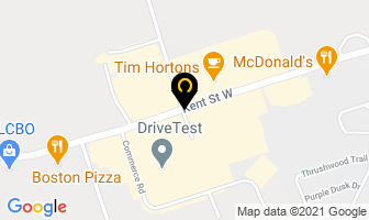 Serco Des in Lindsay map