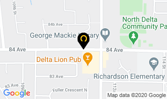 Serena Dental Centre in Delta map