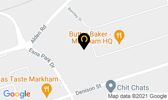 Serenity Decks in Markham map