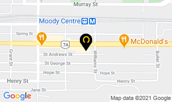 Sergio's Pizza in Port Moody map
