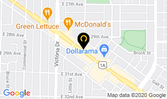Serra Bar & Billiards in Vancouver map
