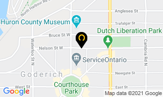 Serrenwood Art Studio in Goderich map