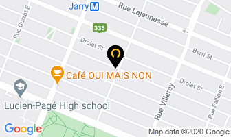 Serrurier Goldilocks Locksmith in Montreal map
