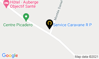 Service Caravane R P Inc in Longueuil map