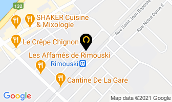 Service Comptables Courcelles in Rimouski map