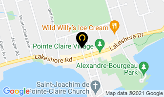 Service De Garde De La Pointe in Pointe-Claire map
