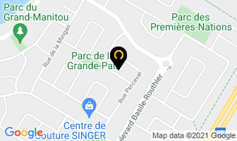 Service De Garde Les Bambins Du Quartier in L'Assomption map