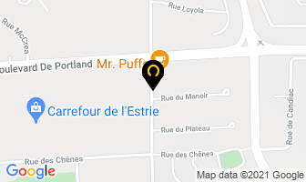 Service De L'estrie Inc in Sherbrooke map