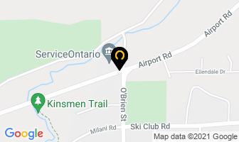 Service Ontario in North Bay map