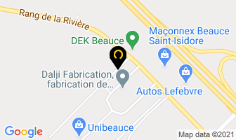 Service Routier Ml Inc in Saint Isidore map