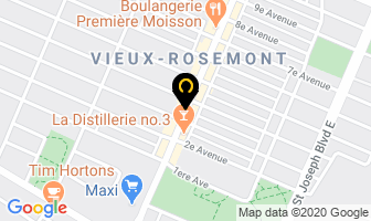 Services Comptant Succursales in Montreal map